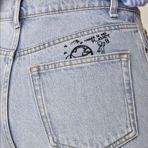 Cynthia Alien High Rise Straight Jeans - Tahoe